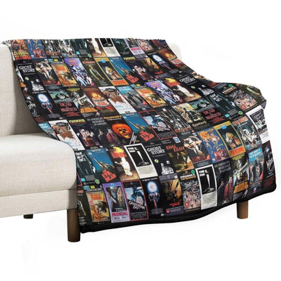 RETRO HORROR VHS ARTWORK - 1981 Throw Blanket