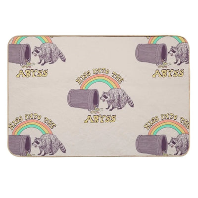 Hiss Into The Abyss  Easy To Clean Bath Mat