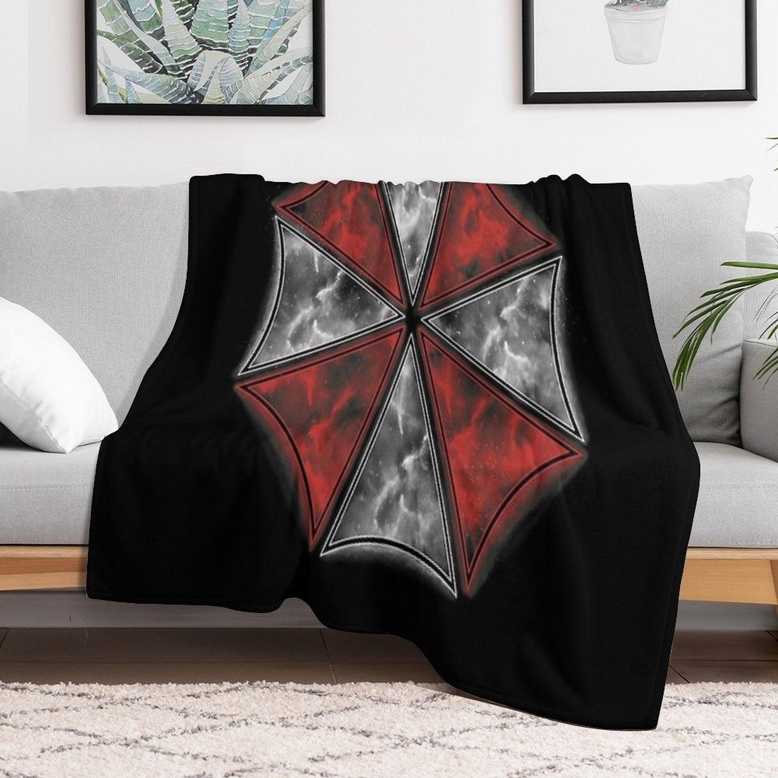 Smoke Umbrella Throw Blanket