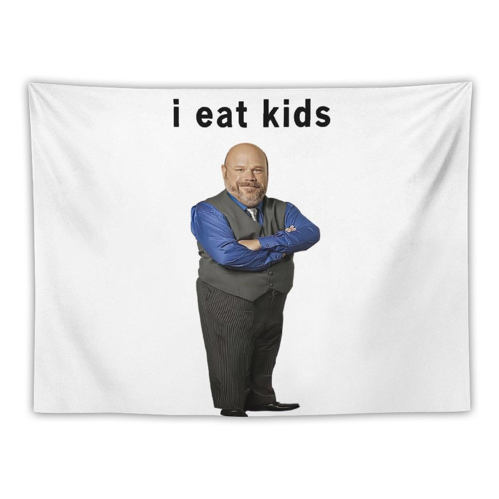 I Eat Kids Bertram Tapestry
