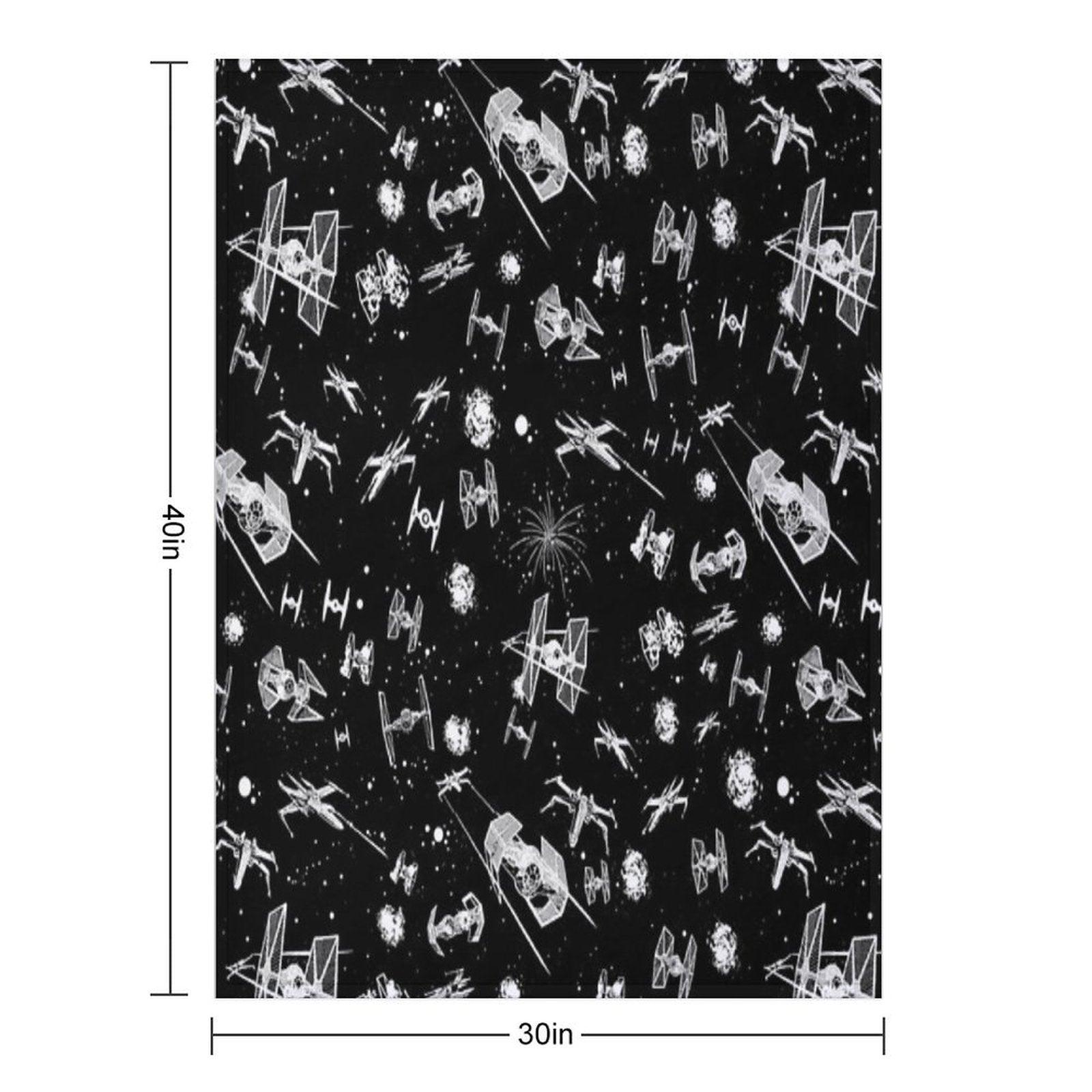 Space Ship Battle Throw Blanket