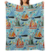 Show Boats Shrink-resistant Throw Blanket