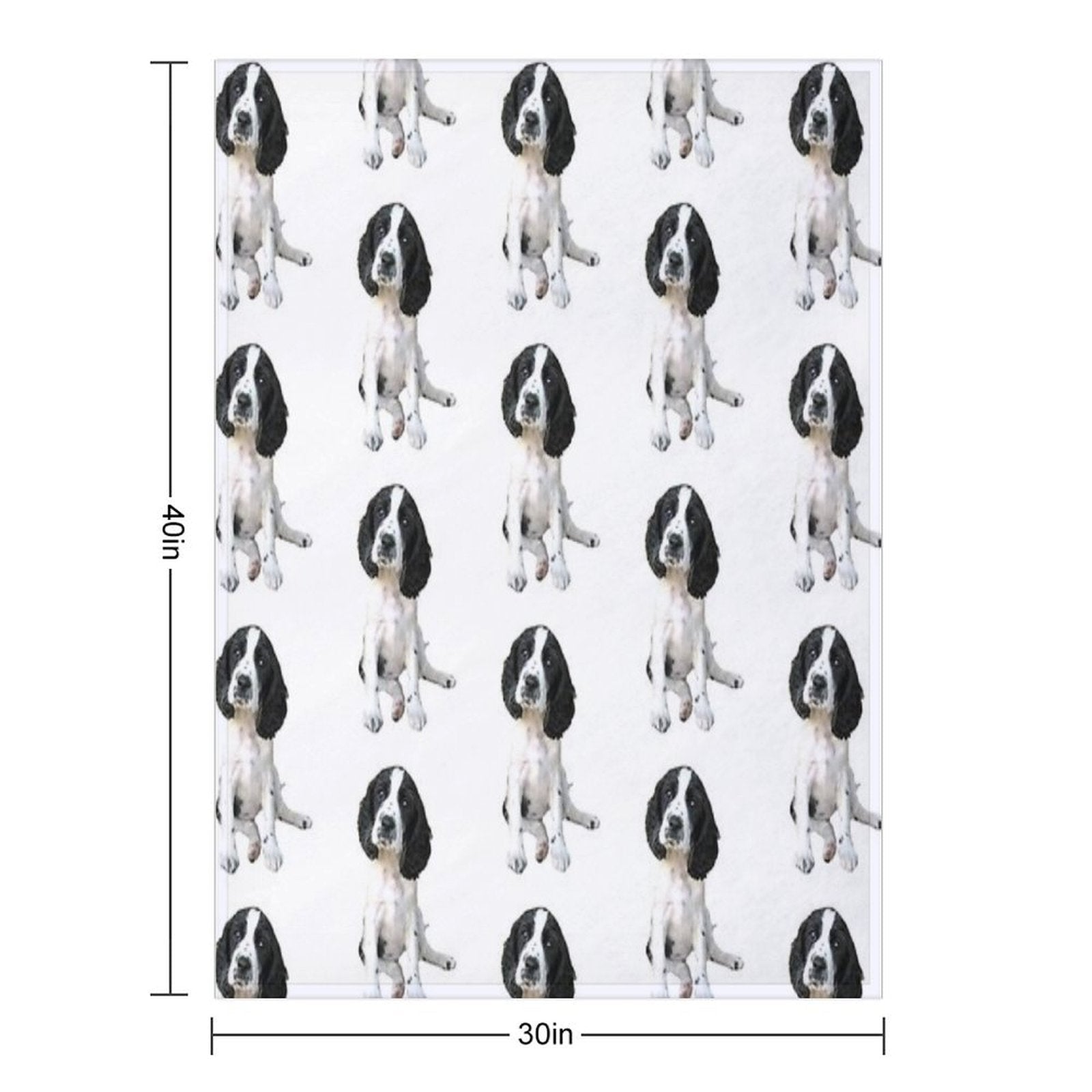 Sprocker Spaniel Multi-functional Throw Blanket