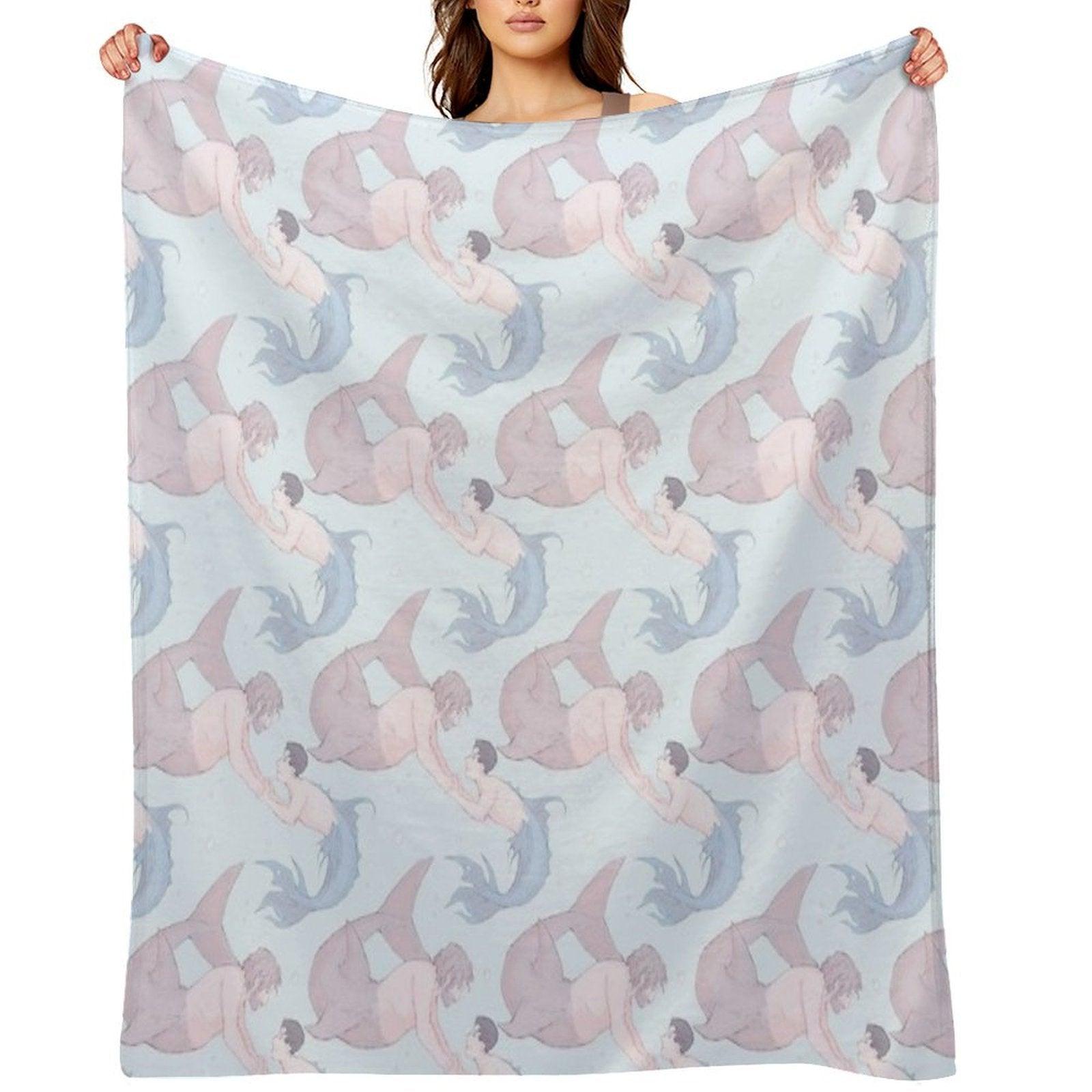Hankcon Mermay Throw Blanket