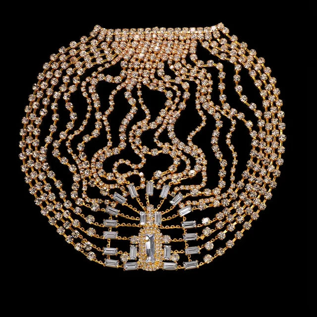 Rhinestone Bridal Headband Hat Forehead Hair Accessories Fashion Jewelry Wedding Crystal Head Chain Women Headpiece Gifts