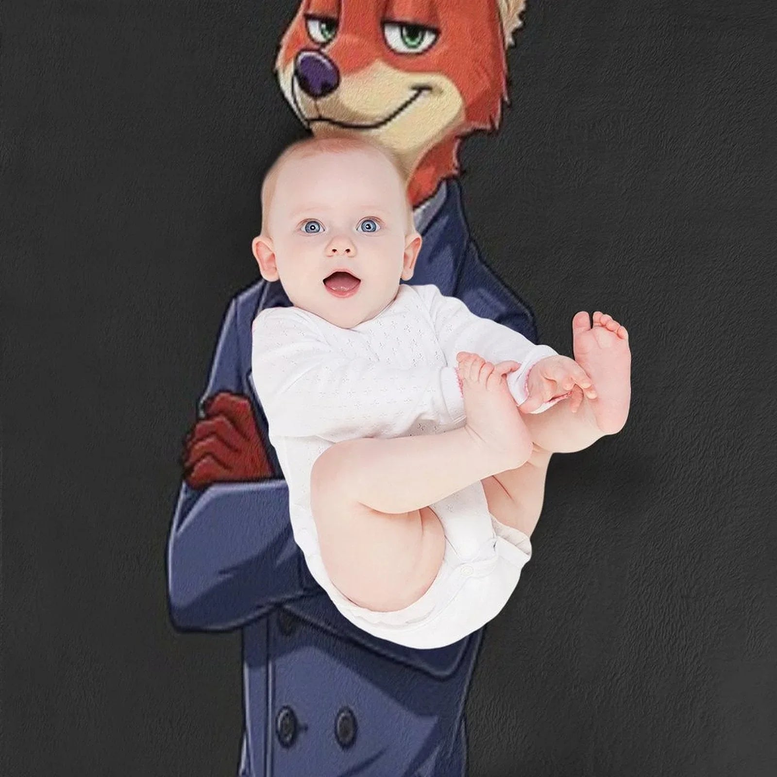 Wilde Fox Fanart - Zootopia Style Illustration Throw Blanket