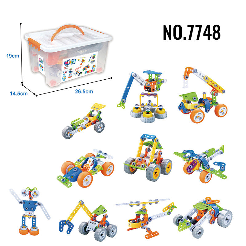 Kids Building Blocks STEM Toys for 4+ Boys Birthday Gifts Educational Autism Sensory Toy Building Set Creative Learning Games