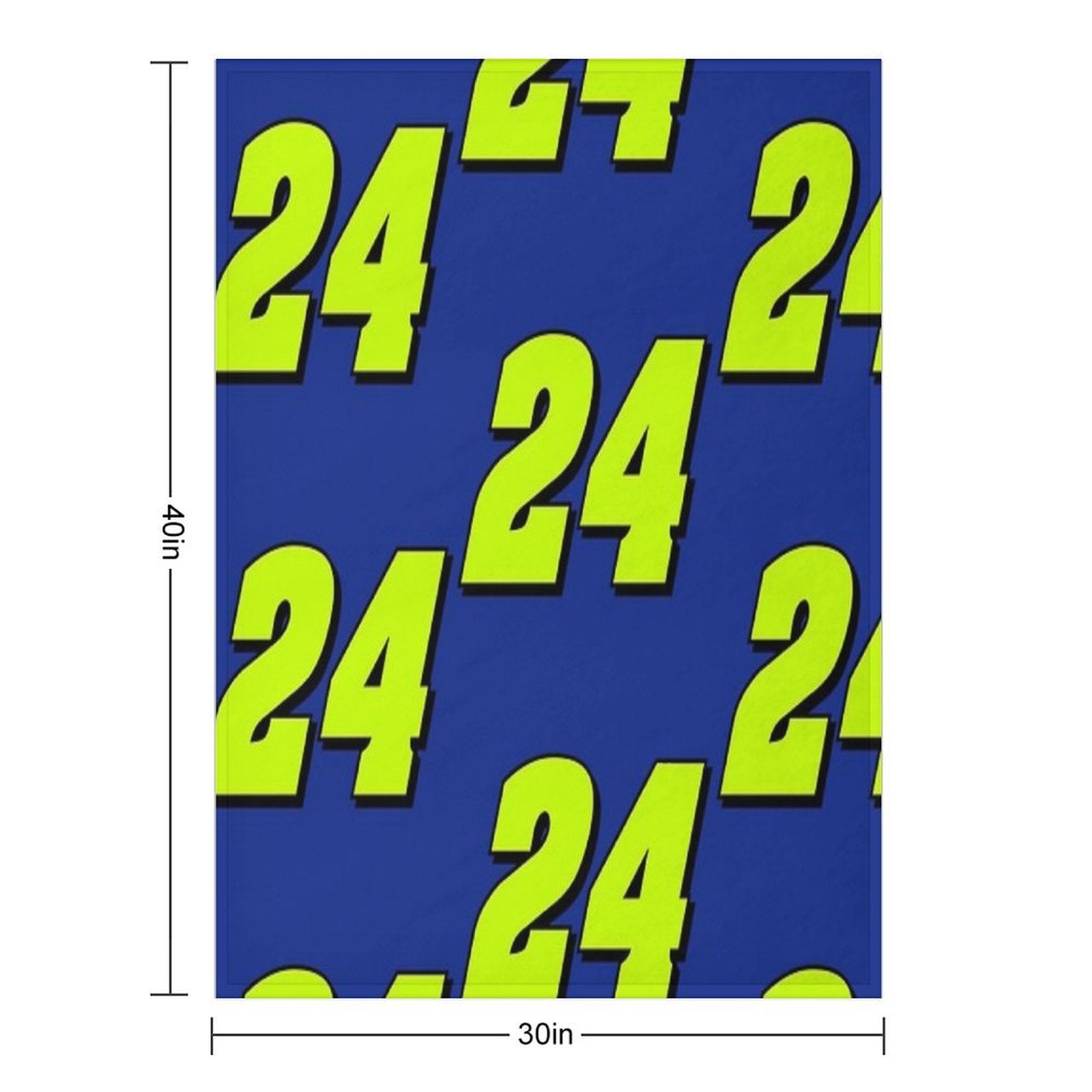 Jeff Gordon NASCAR Sticker Durable Throw Blanket