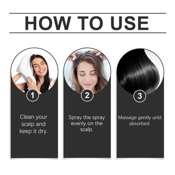 Hair Care Spray Hair Root Deep Moisturizing Scalp Massage Repair Nourishing Hair Care Agent
