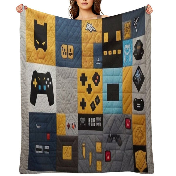 Gaming Duvet Cover Get A Comfortable And Cozy Night's Sleep Wrinkle-free Throw Blanket