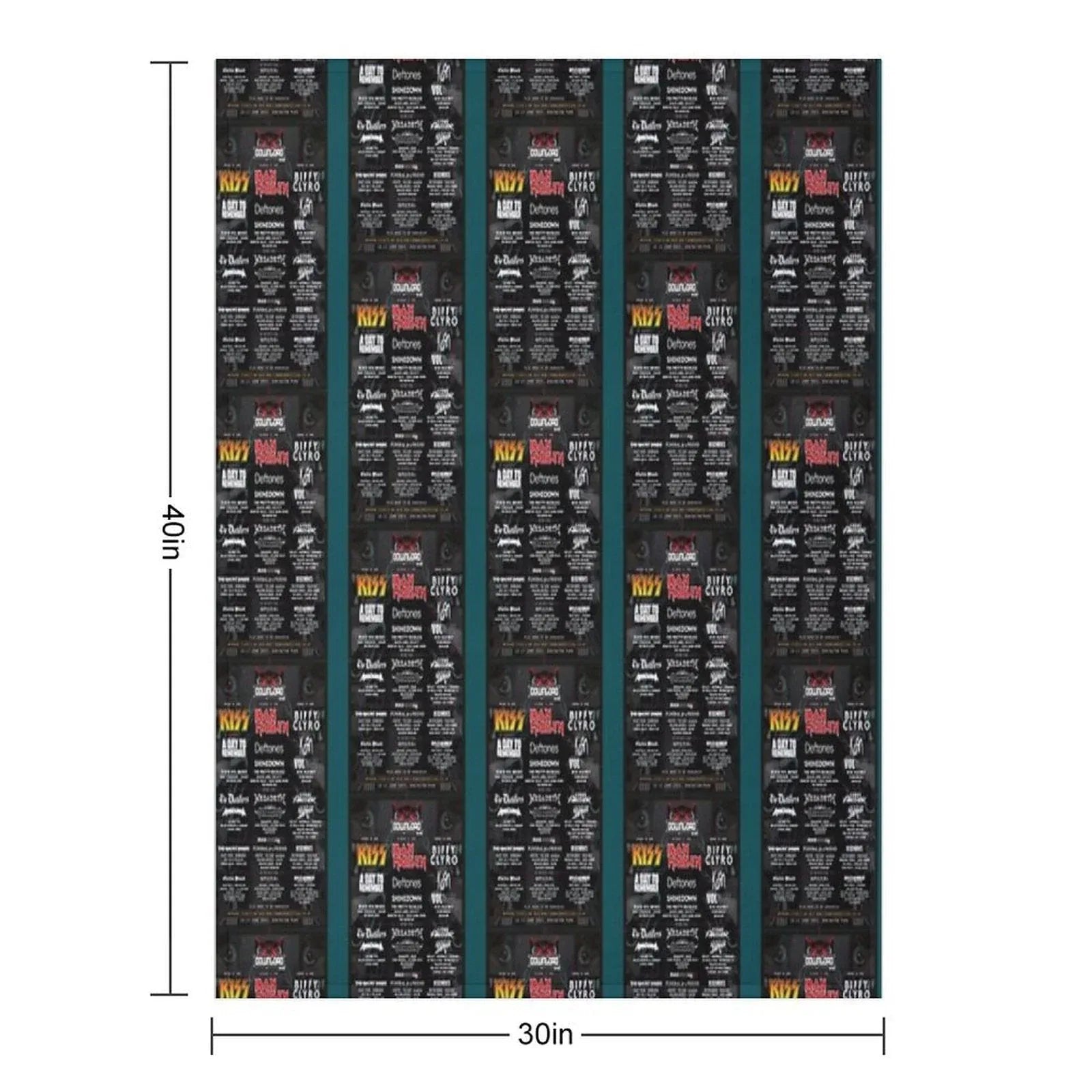 Download UK Fest Throw Blanket