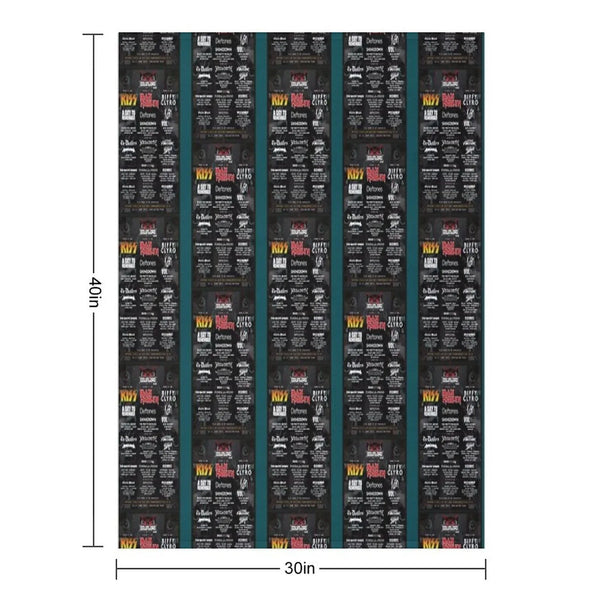 Download UK Fest Throw Blanket