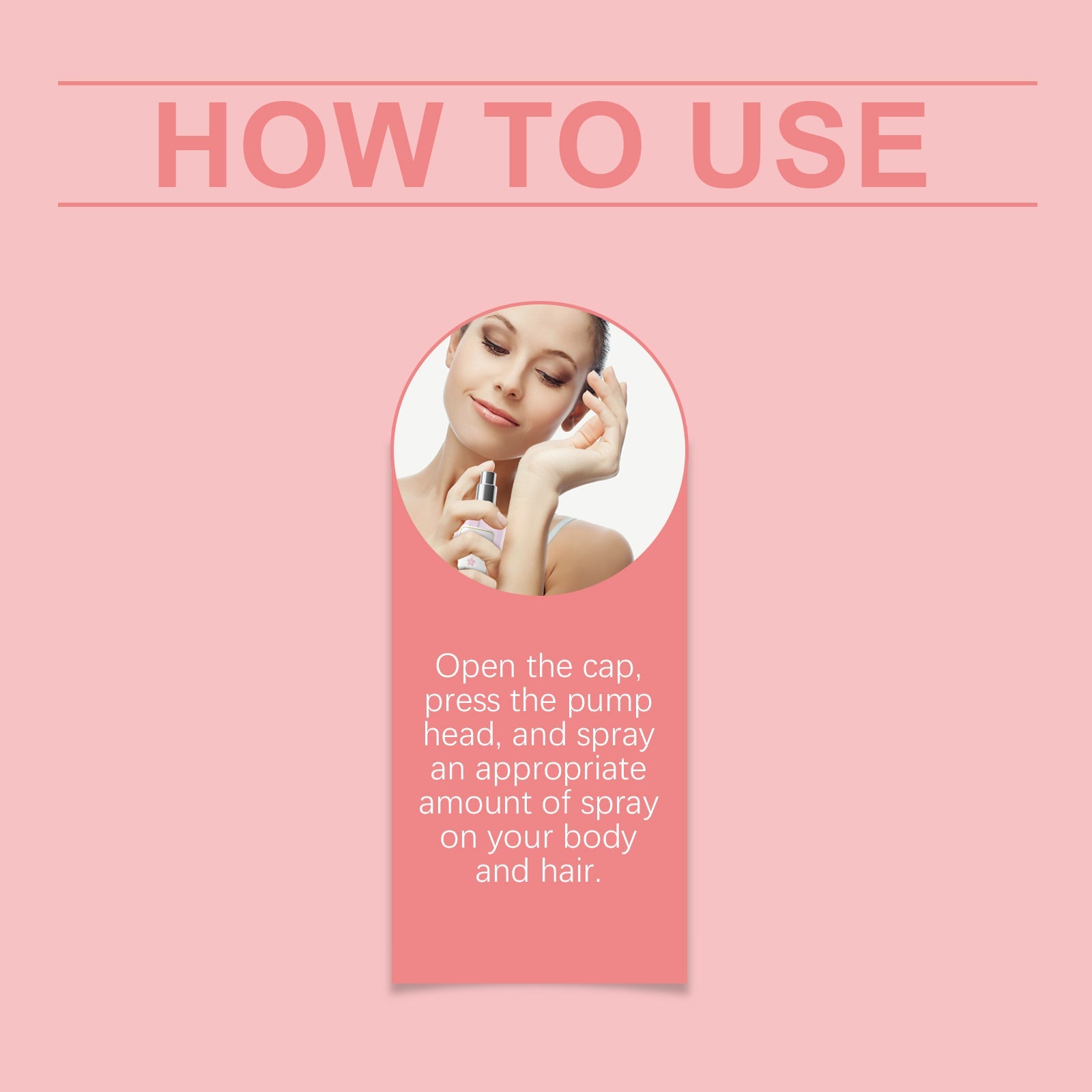 Rose Body Hair Eau De Parfum Spray Fresh And Elegant With Fragrance And Charm Perfume Spray