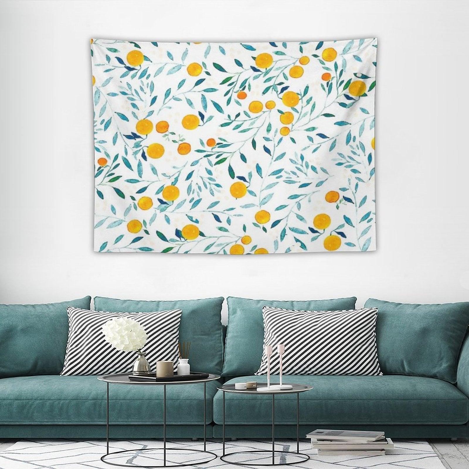 Orange Tree Tapestry