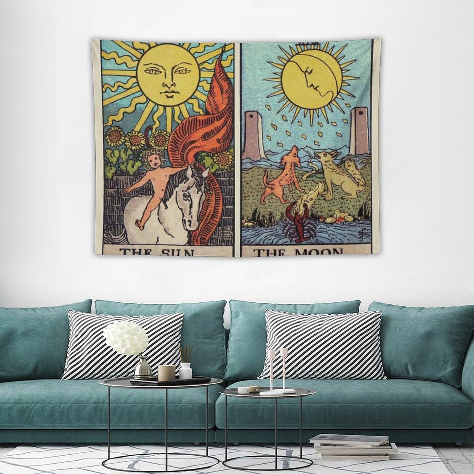 Moon & Sun Tarot  Colour Tapestry