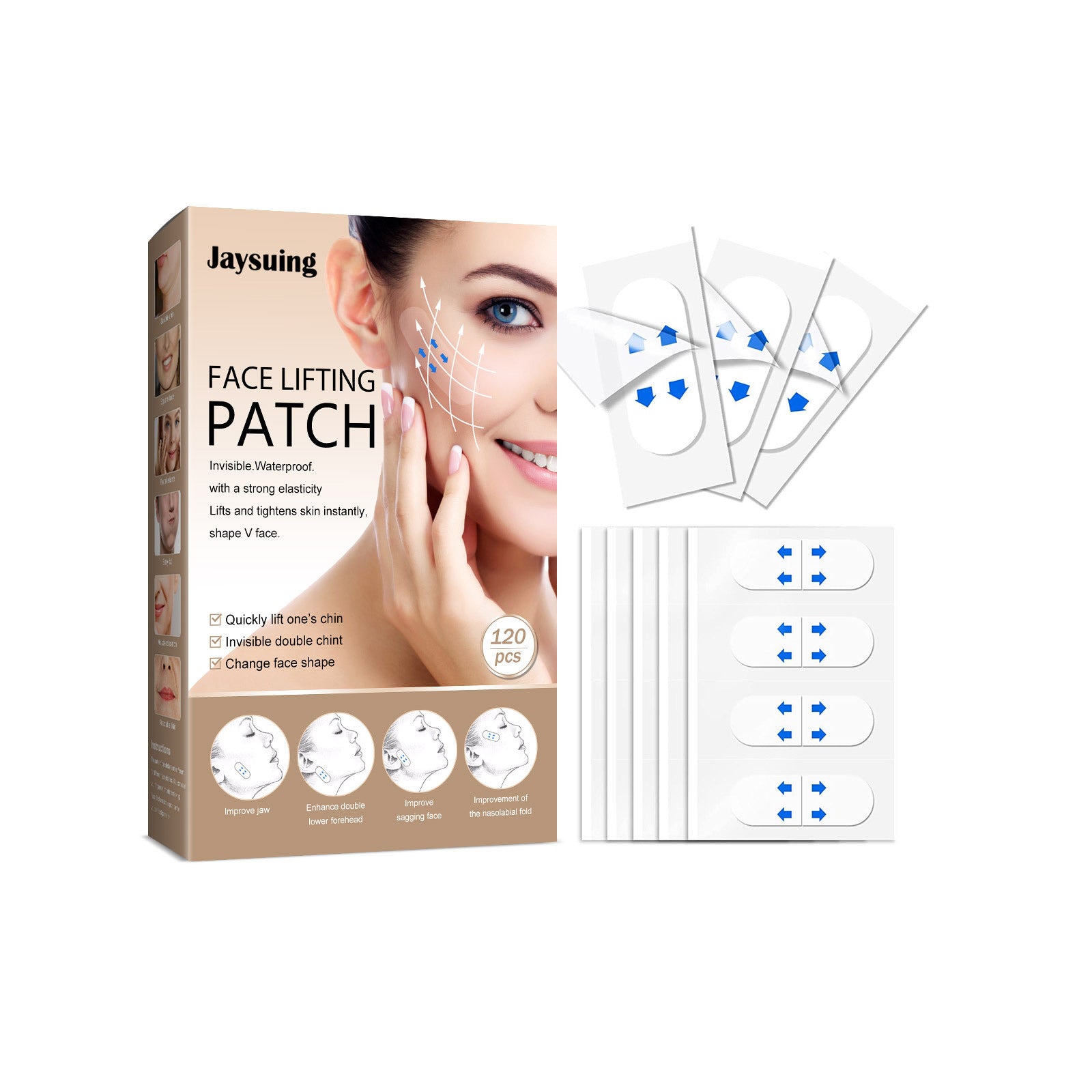 Face Invisible Lift For Firming And Smoothing Fine Lines V-Type Skin Care Patch