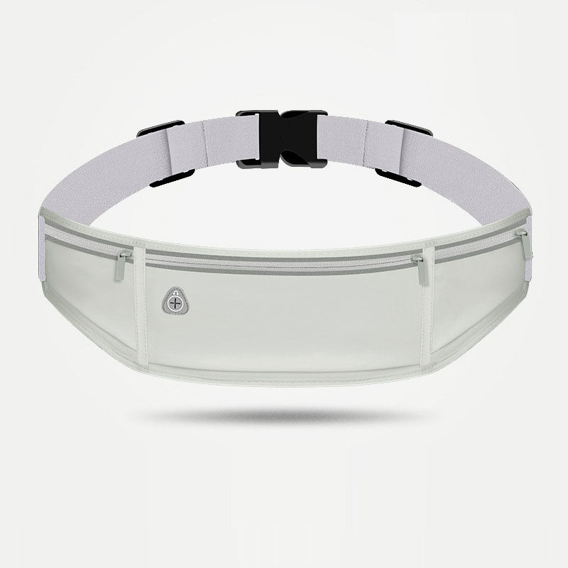 Running waist bag, sports bag, mobile phone storage, three pockets, lightweight, close fitting, non shaking, outdoor fitness, me