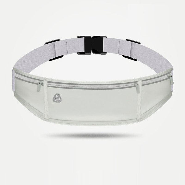 Running waist bag, sports bag, mobile phone storage, three pockets, lightweight, close fitting, non shaking, outdoor fitness, me