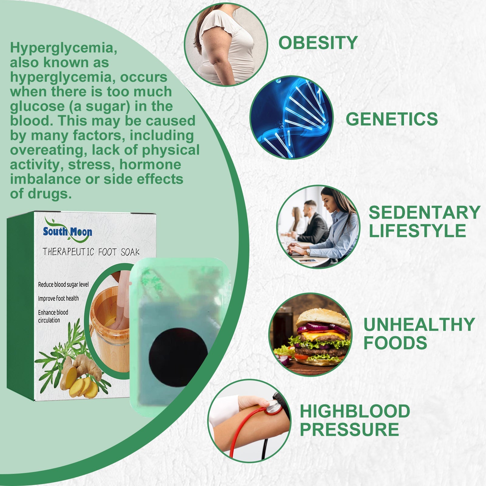 Therapeutic Foot Soak, Moist Foot Soak Package To Relieve Physical Discomfort Foot Deep Cleansing Treatment