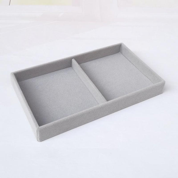 Velvet Stackable Jewelry Organizer, Portable for Rings, Earrings and Necklaces.