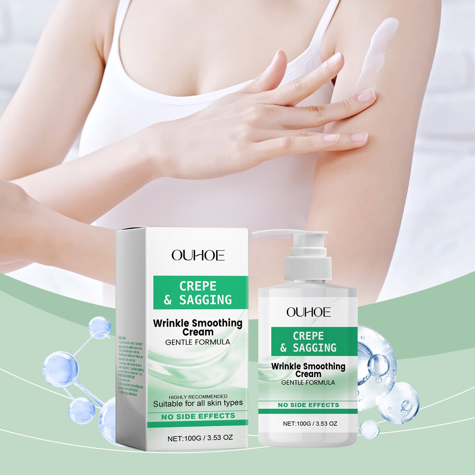 Skin Firming Cream Hydrating, Smoothing Fine Lines Nourishing, Firming, Moisturizing, Caring And Massaging Body Cream