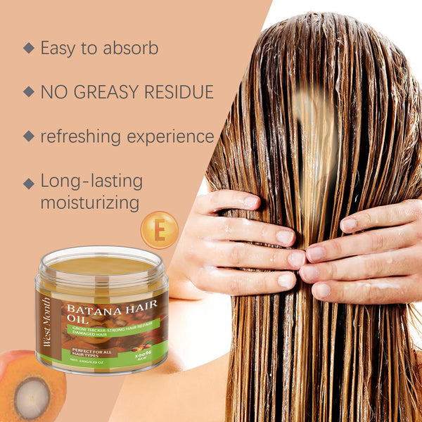 Batana Hair Care Oil, Moisturizing And Repairing Dry Hair, Soft And Smooth Hair Care Oil