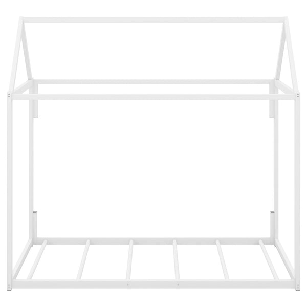 Metal House Shape Platform Bed   twin