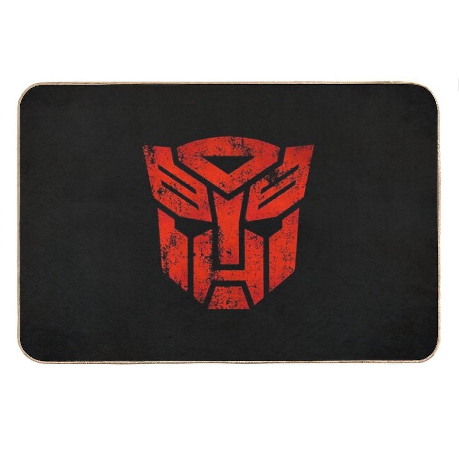 Autobots Logo · Distressed Bath Mat