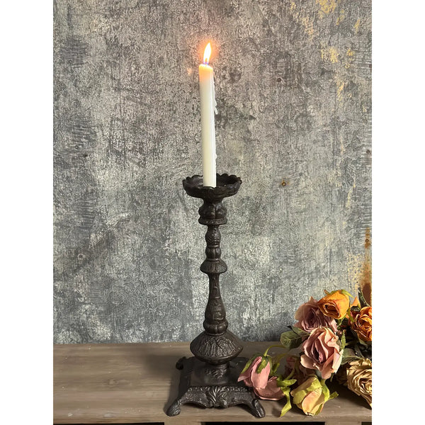 Cast Iron Candle Holder