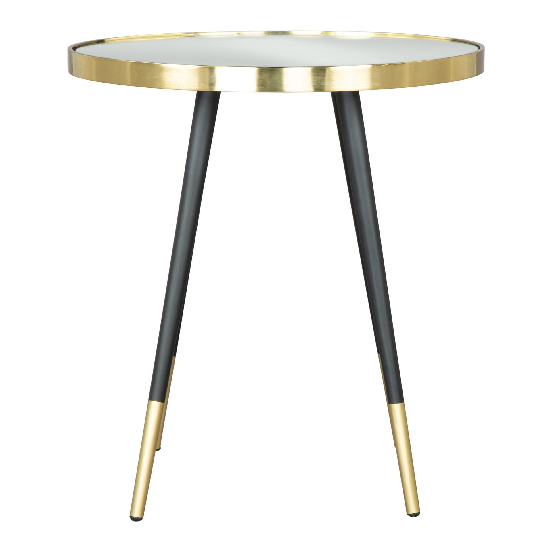 Particle Side Table Gold & Black