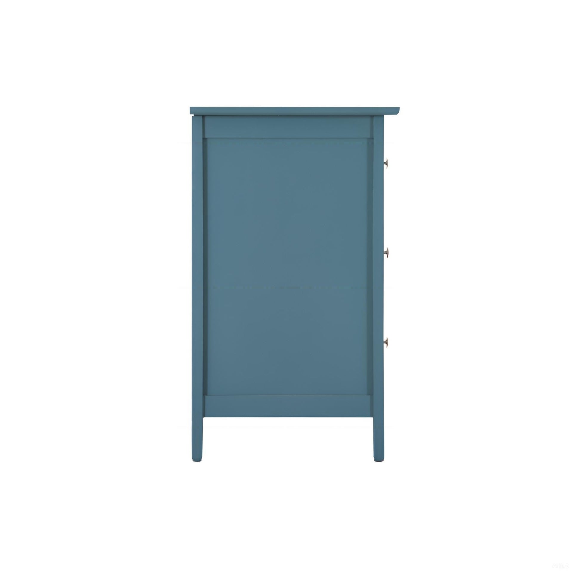 Teal Accent Nightstand For Modern Bedrooms