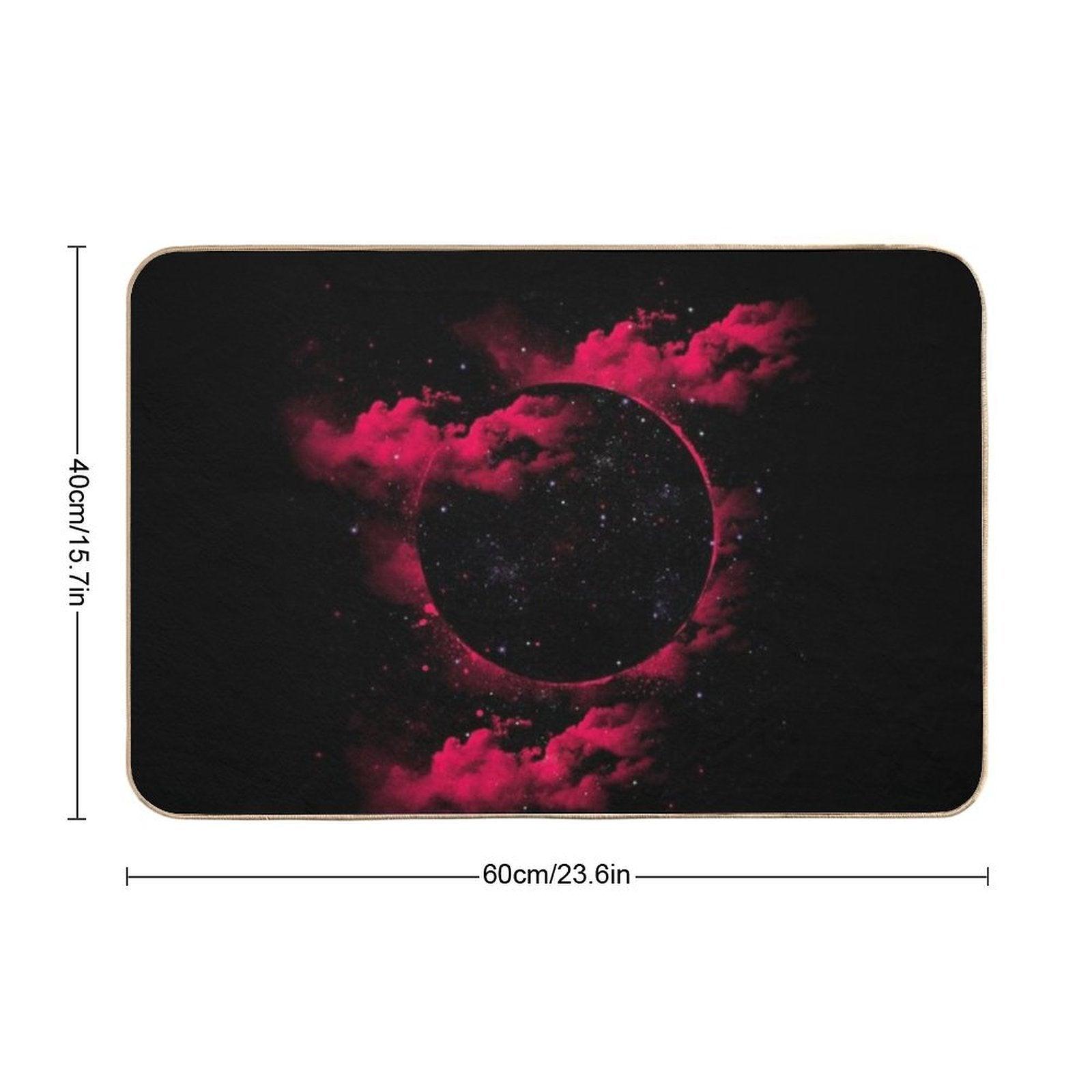 Black Hole  Easy Maintenance Bath Mat