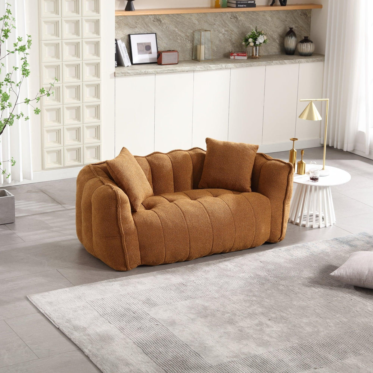 Cozy Beanbag Chair with High Resilience Foam Core