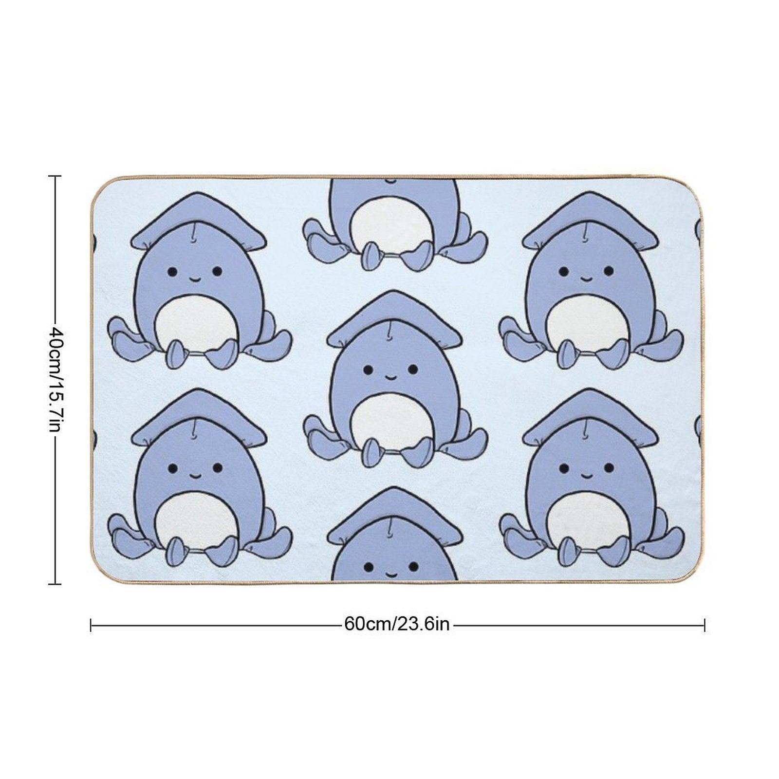 Squish Squid Bath Mat