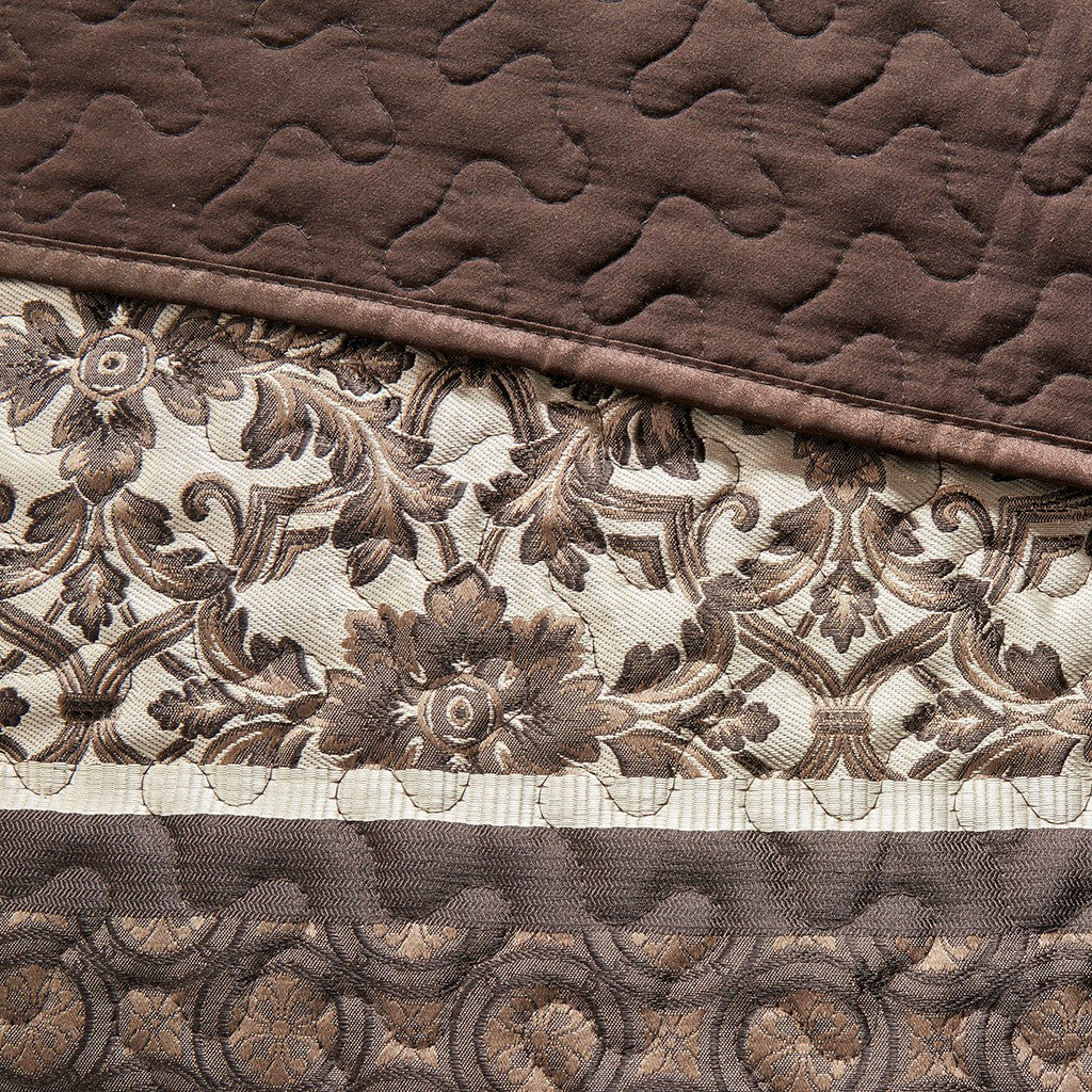 Princeton 5 Piece Reversible Jacquard Bedspread Set by Madison Park