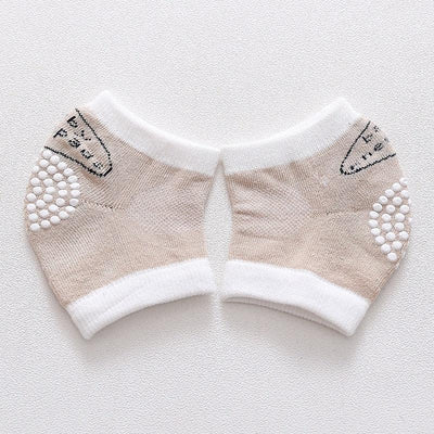 3 pairs of cotton children's knee pads, autumn glue dispensing, anti slip baby knee pads, mesh breathable exercise, baby crawlin