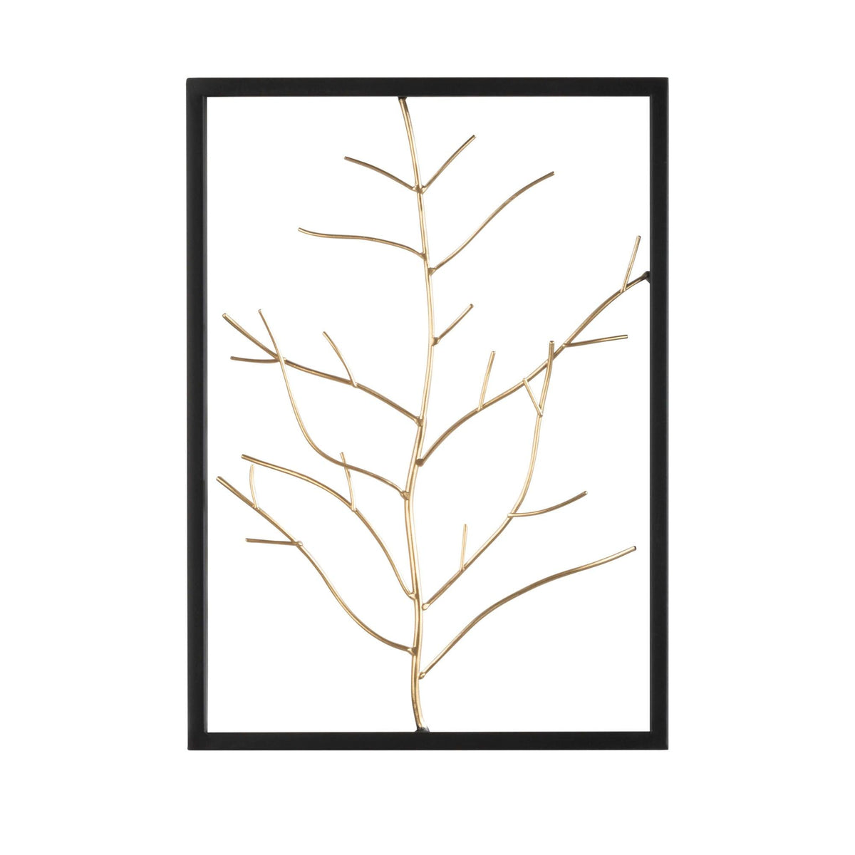 Natural Branch Metal Wall Art