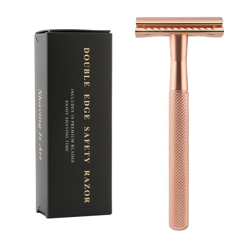 Old style shaver, manual shaver, double-sided blade shaver, safety blade holder, shaver