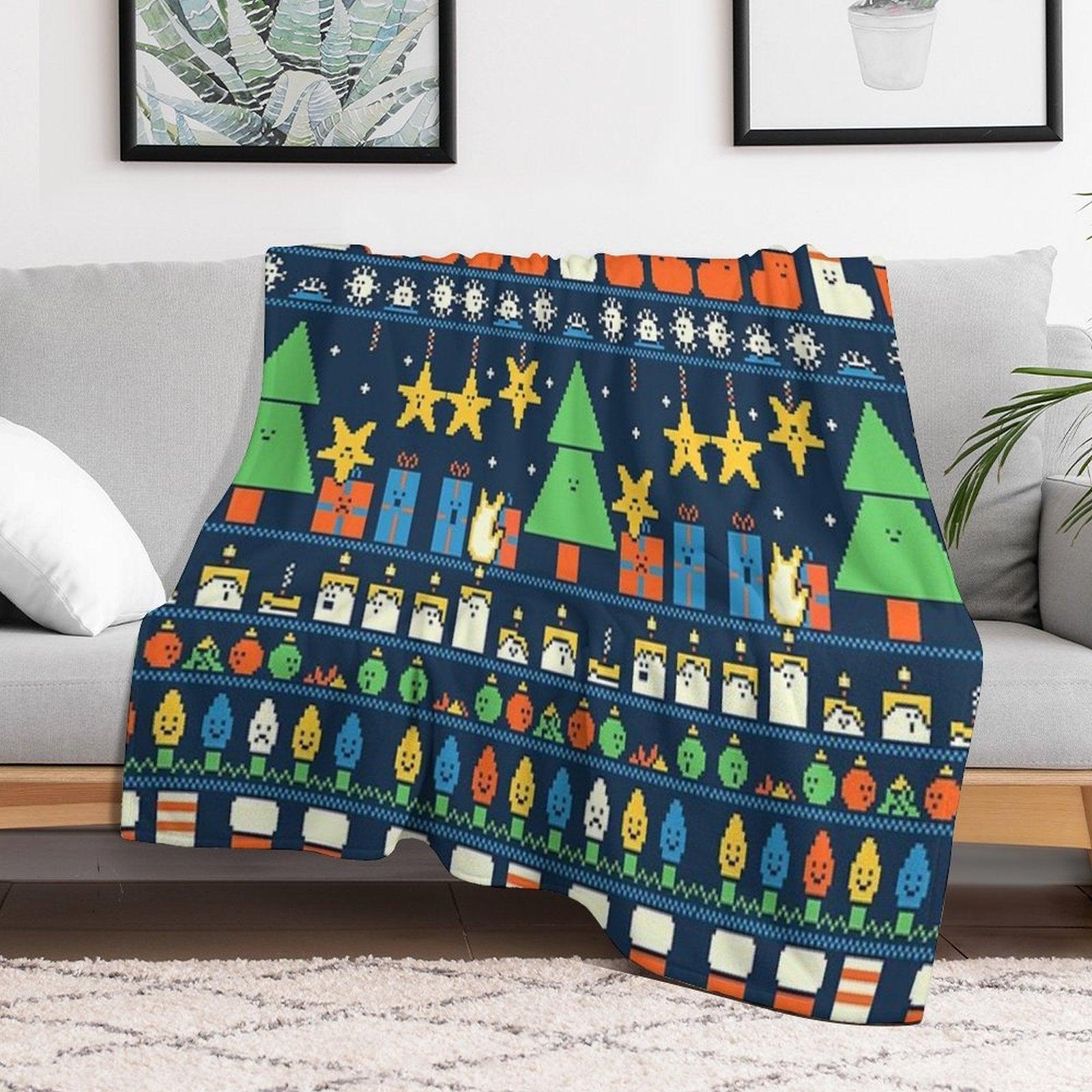 Merry Christmess Throw Blanket