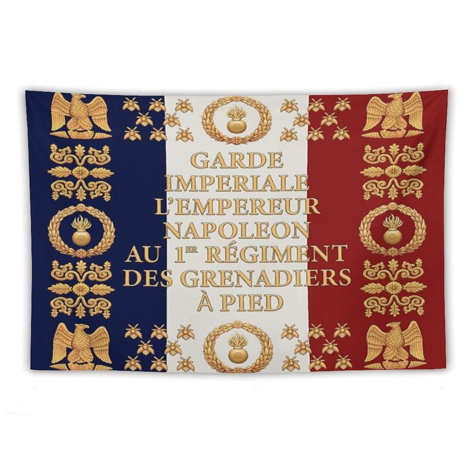 Napoleonic French 1er Garde Imperiale Flag Tapestry