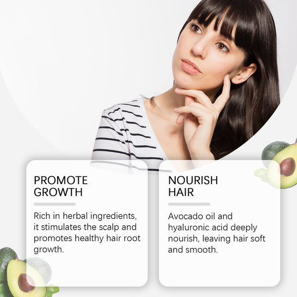 Herbal Nourishing Conditioner Prevents Dry And Frizzy Hair And Brightening Repair Smoothing Conditioner