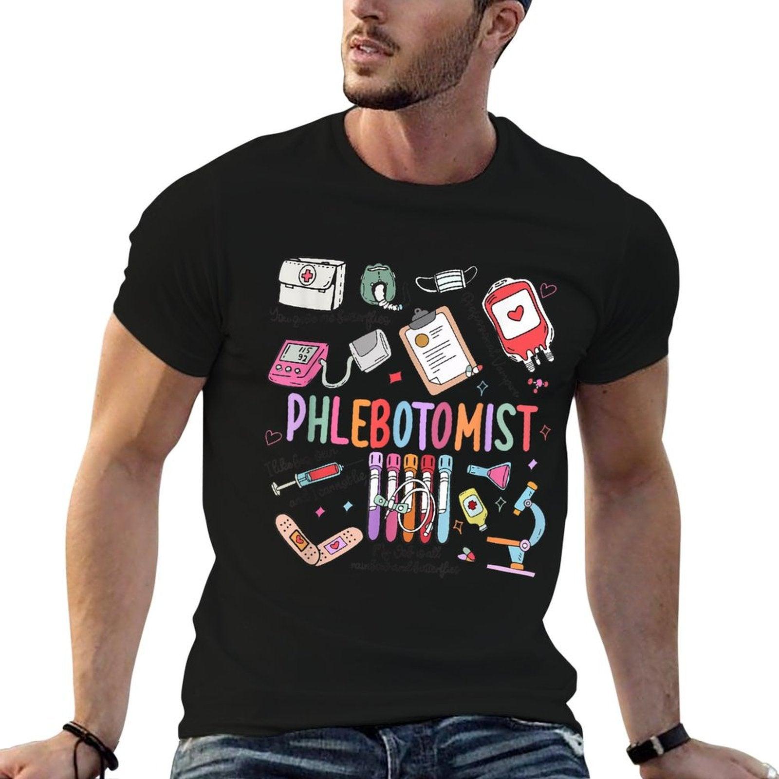 Women Phlebotomist Tech Phleb Tech Nurse Appreciation T-Shirt