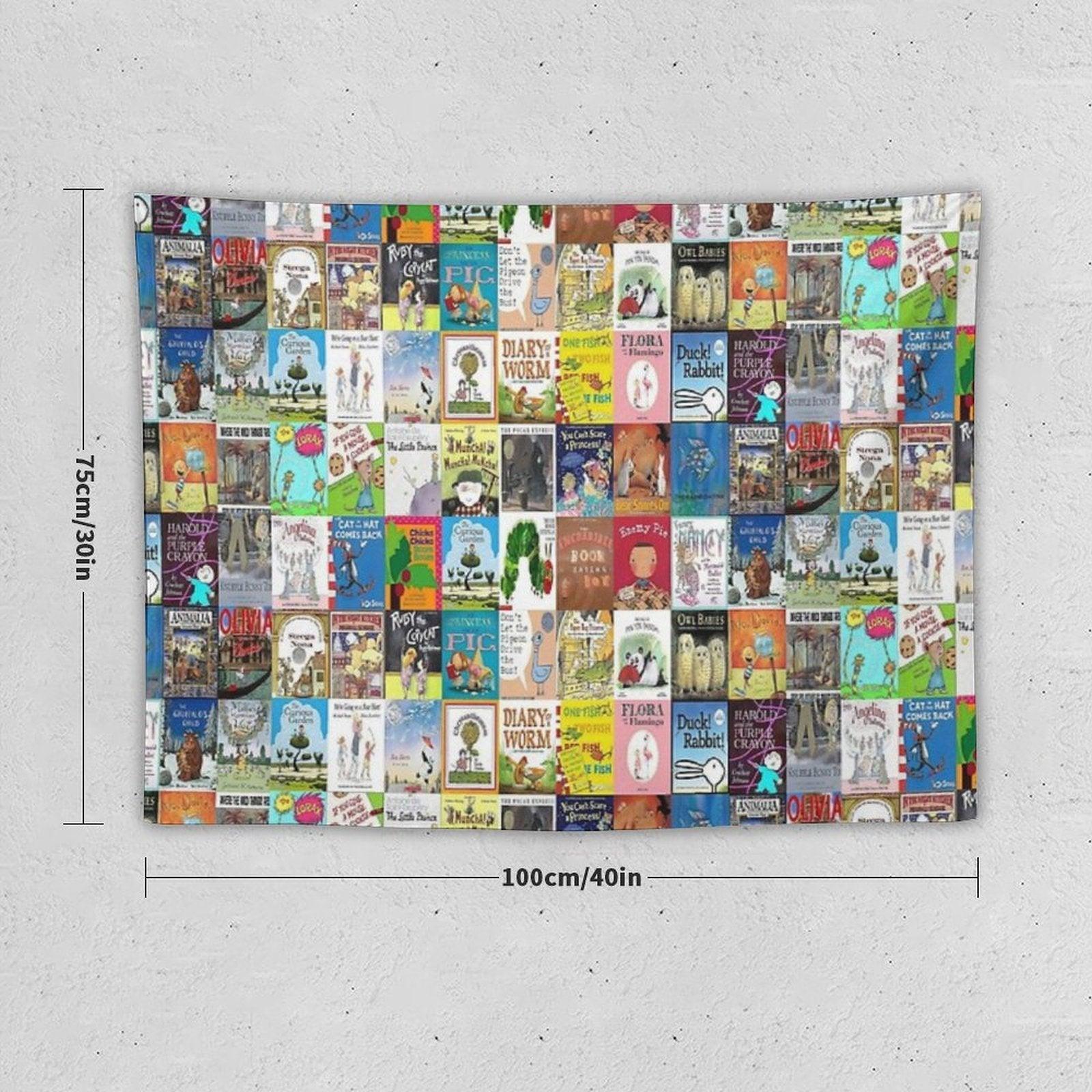 Children Picture Book Covers Tapestry