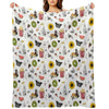 Harry Styles Song Illustration Collage Compact Throw Blanket