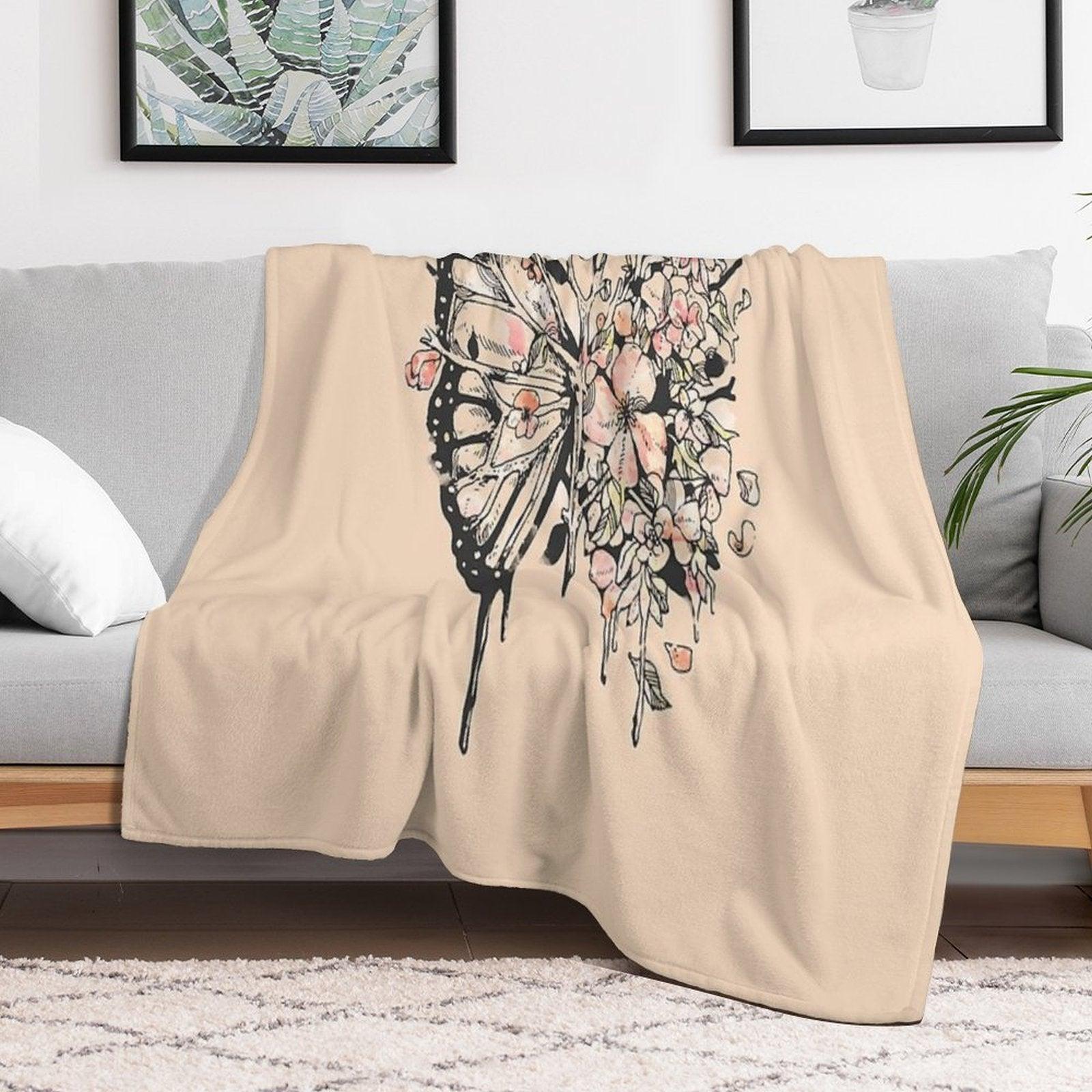 Metamorphora Throw Blanket