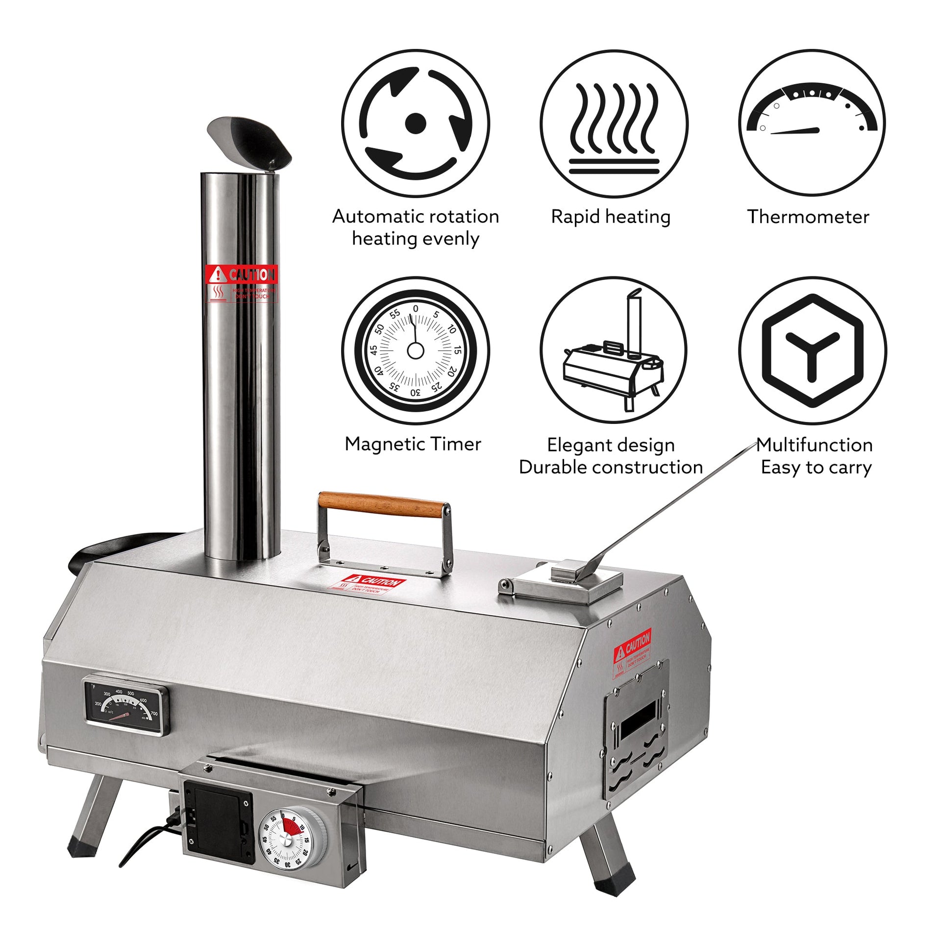 Stainless Steel Pizza Oven Outdoor 12