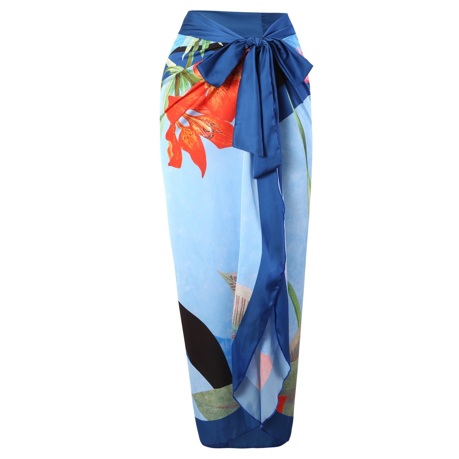 European and American conjoined vacation beach hot spring swimsuit French retro conjoined bikini