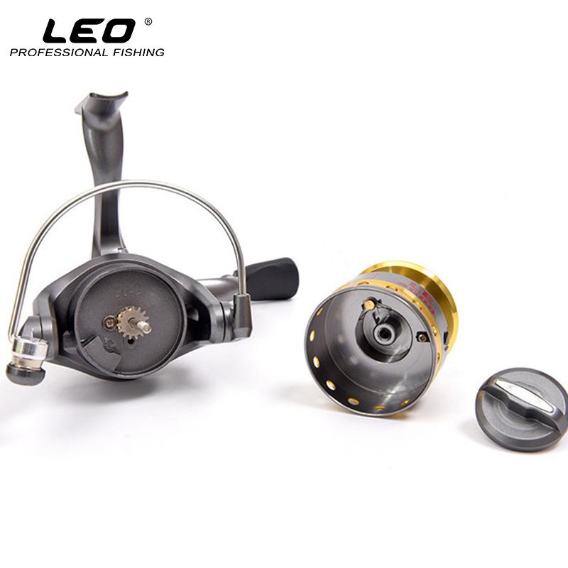 LEO  Half Metal Fishing Spinning Reel 8BB 5.5:1 Speed Ratio l for Sea Lake River Fishing LE1000-7000
