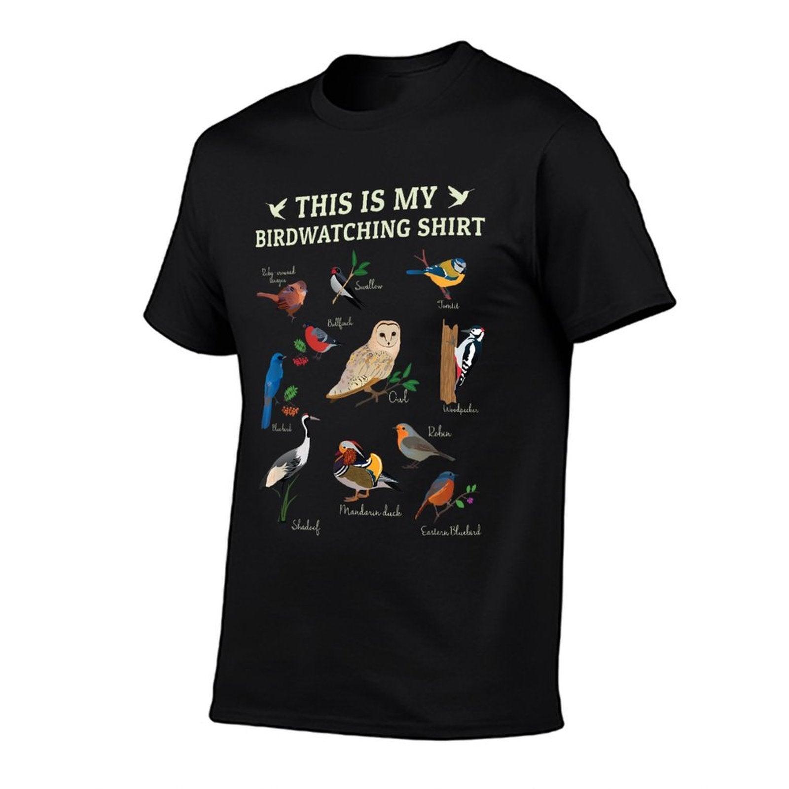 Cool Bird Lover Birdwatching Present Birdwatcher Birder Gift T-Shirt