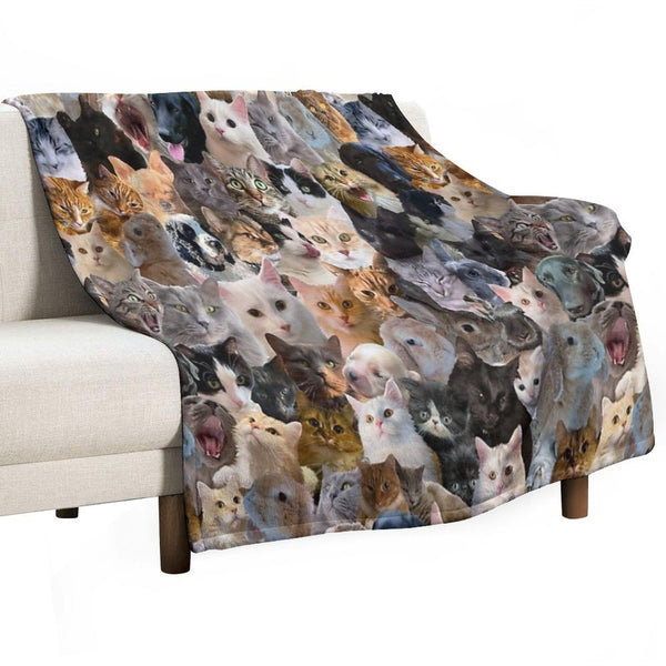 Animals!!! Compact Throw Blanket